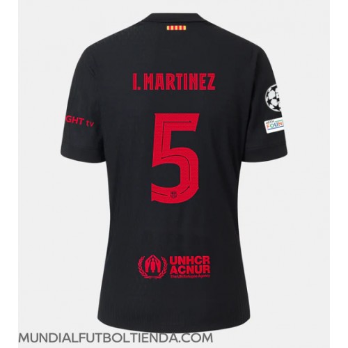 Camiseta Barcelona Inigo Martinez #5 Segunda Equipación Replica 2024-25 mangas cortas